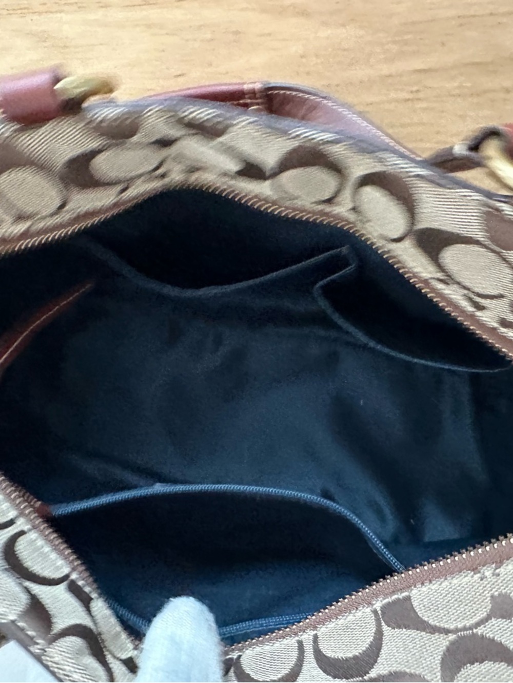 Coach Holiday Patchwork Gallery Bag - Picture 5 of 13